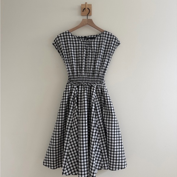 Zara Dresses & Skirts - Zara gingham midi dress (S)